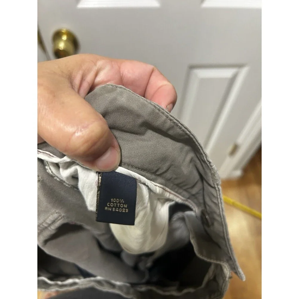 Banana Republic Men’s Cargo Pants 36x32 Relaxed Fit Gray 100% Cotton